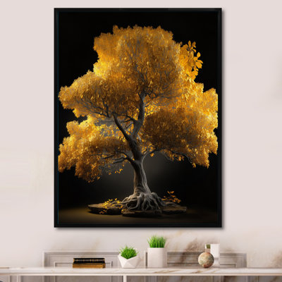 " Majestic Yellow Golden Tree "