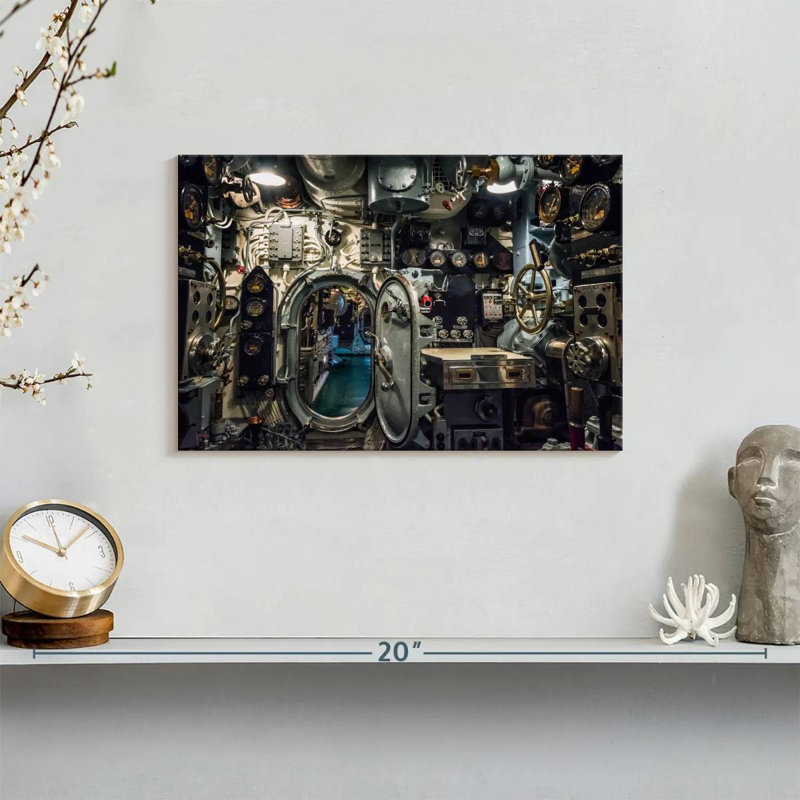 Mait Submarine Control Room, 8" H x 12" W