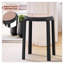 Tabouret rond en plastique empilable Alysoun-809252015