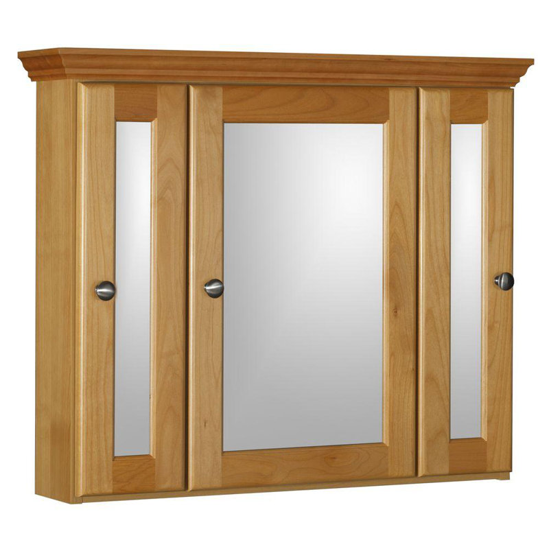Armoire à pharmacie à fixation murale Simplicity, H 27 po x l 30 po x P 6,5 po, Aulne naturel