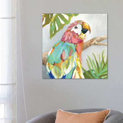 Tropical Plumage by Carol Robinson - Wrapped Canvas Painting