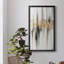 Falling Gold Leaf I - Peinture sur toile encadrée-1068381340-1068381338