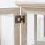 Armoire de rangement de 68,7 po de hauteur avec portes en verre et lumières DEL-107441128