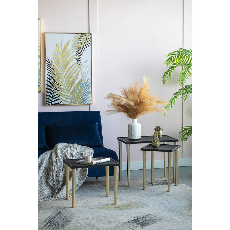 Ensemble de 3 tables d'appoint