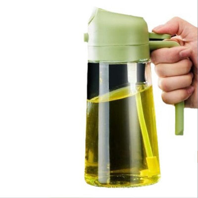 Glass Oil Sprayer & Dispenser - Green
