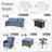 7-piece Outdoor Patio Furniture With Fire Pit,all-weather 7-person Pe Wicker Outdoor Conversation Set, Patio Couch Swivel Rocker Chairs For Backyard,poolside,deck-1041417035
