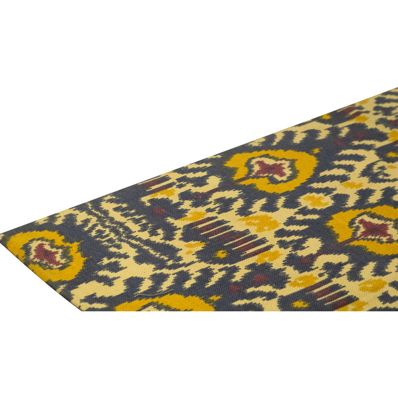 Flatweave Wool Ikat Area Rug in Multi