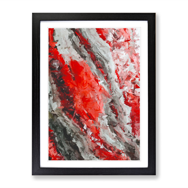 Symbols of the Abyss - Framed Print, Black