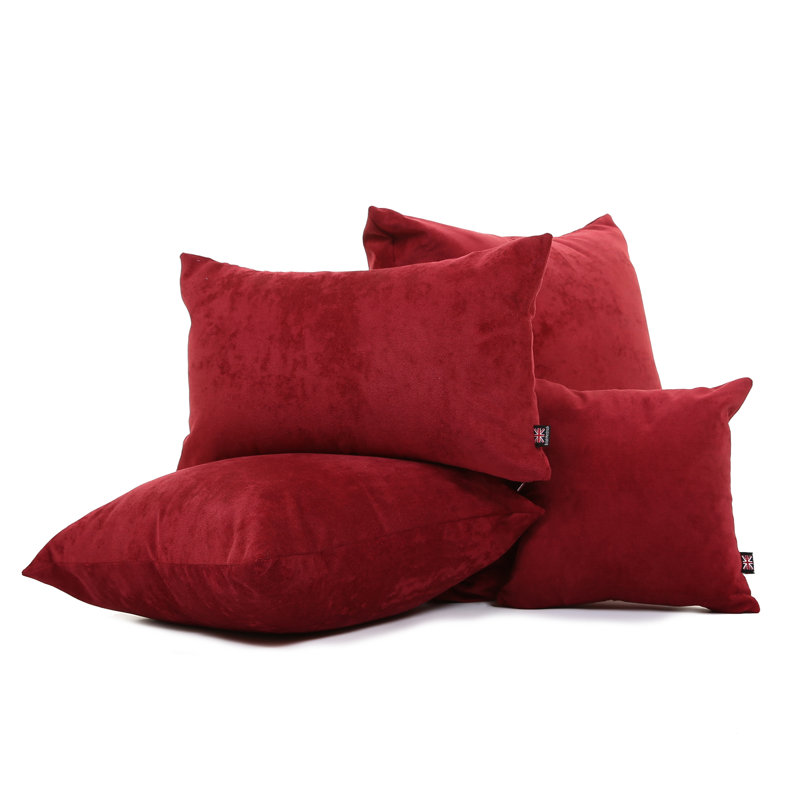 Minerville Square Cushion, Large, Red