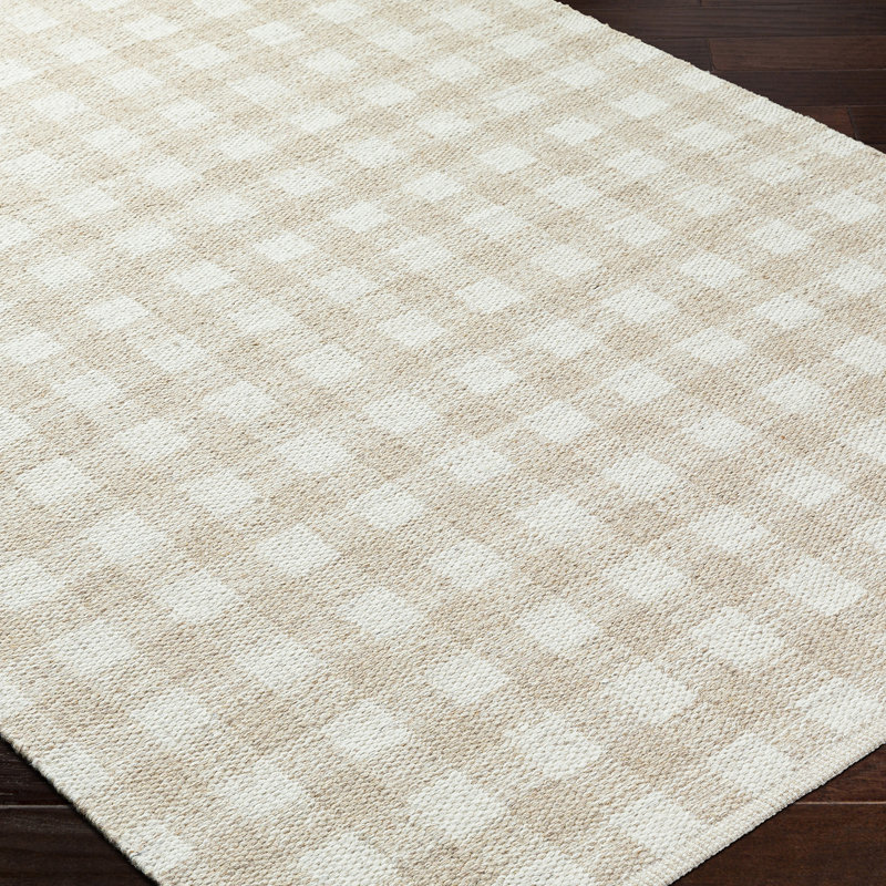 Moroccan Wool Hand Woven Area Rug, Rectangle 183 x 275 cm