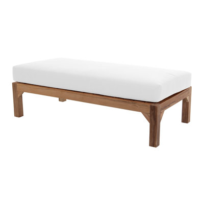Portingale Outdoor Teak Ottoman