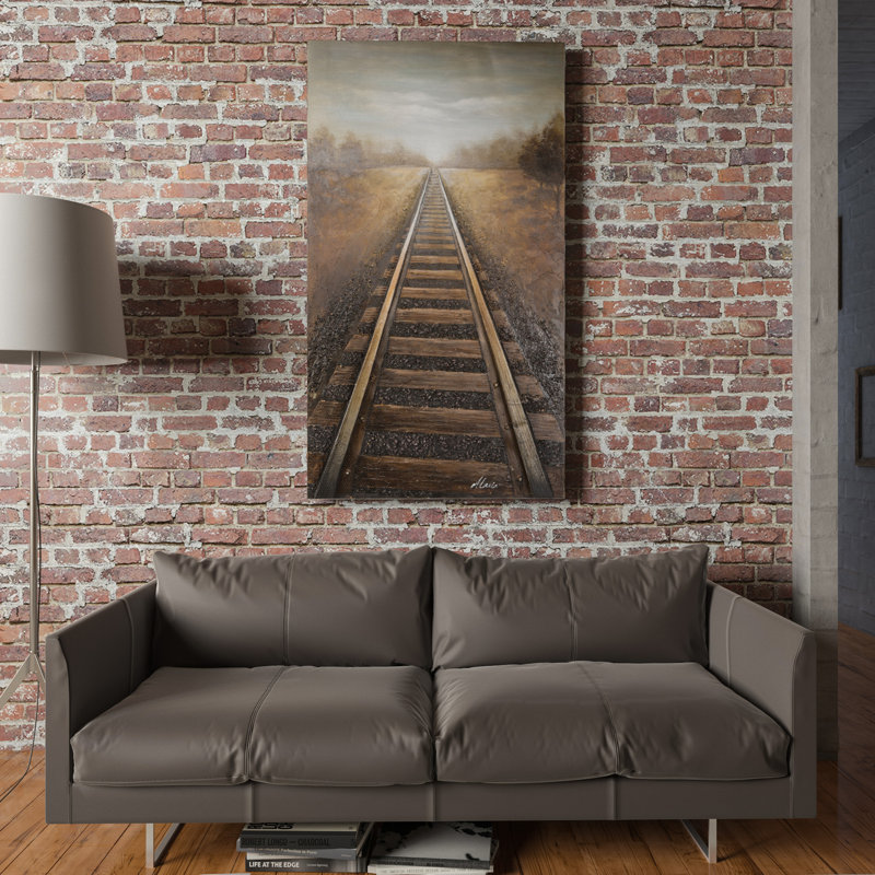 A démontré que l’art disparaît dans la distance peinture sur toile tendue, peinture sur toile