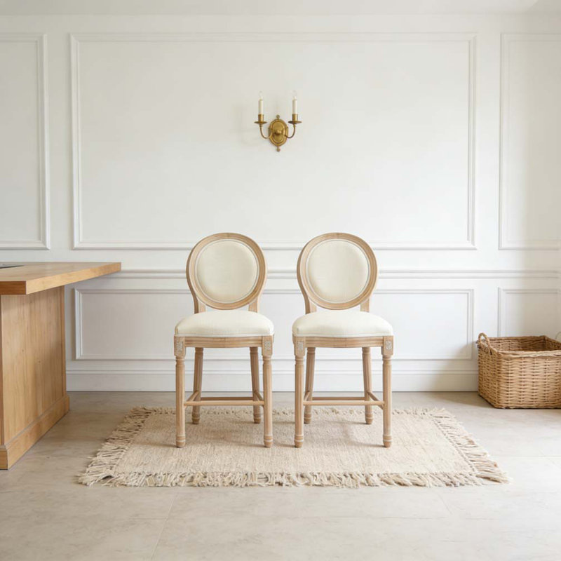 Solid Wood Dining Chairs Bar stools Set