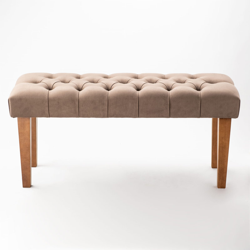 Upholstered Bench, 40cm H x 45 cm W x 40cm D