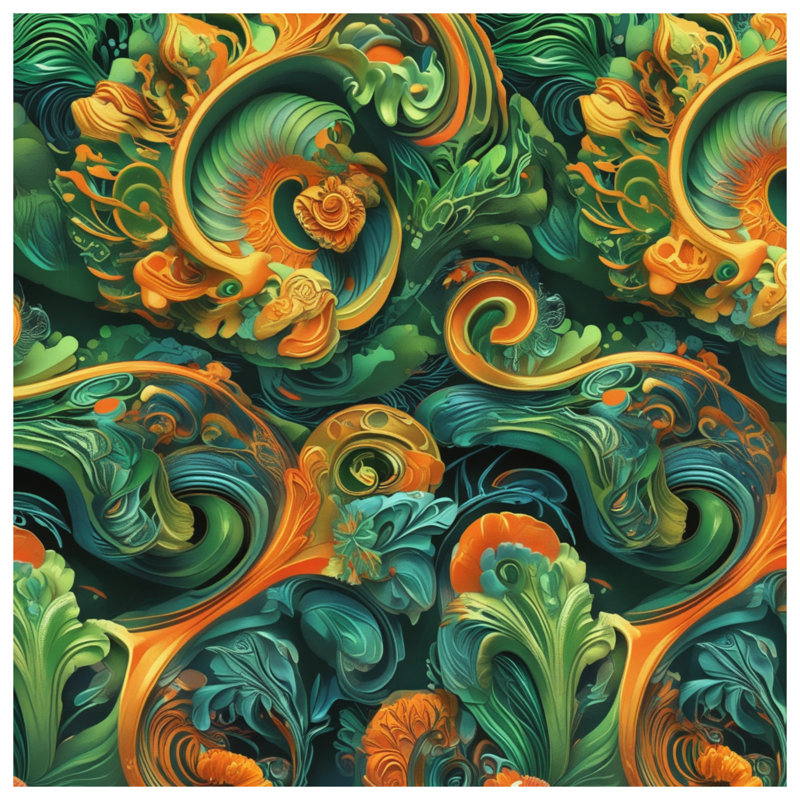 Tapis de bain floral, 34in W x 21in L