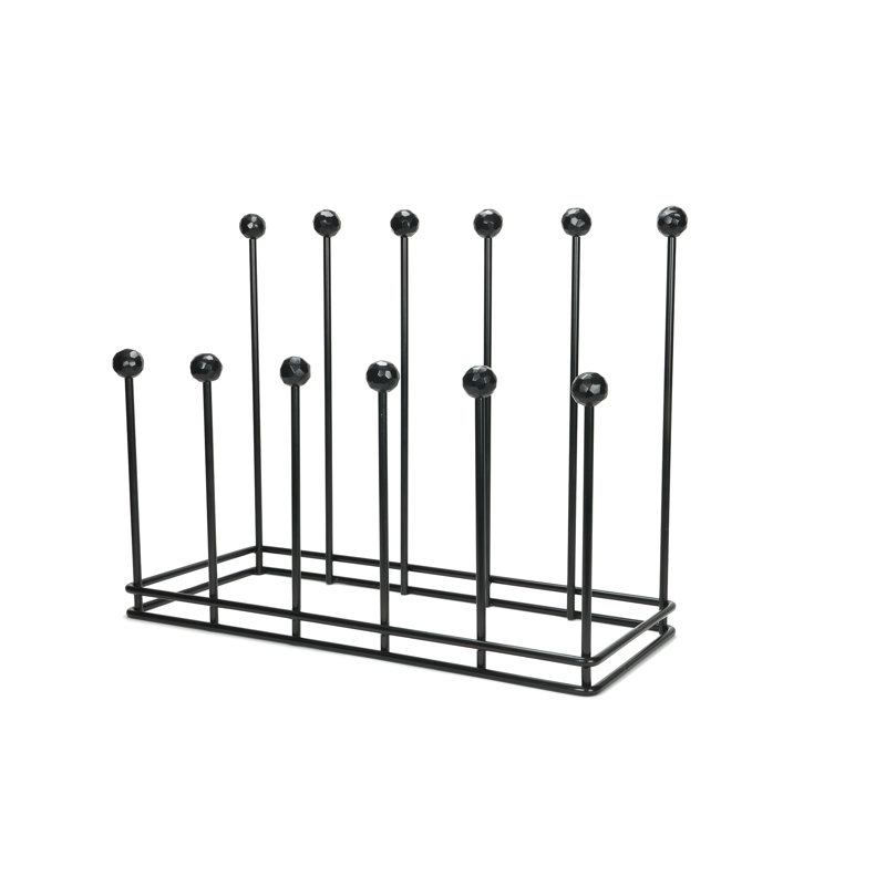 6 Pair Boot Storage, Matt Black