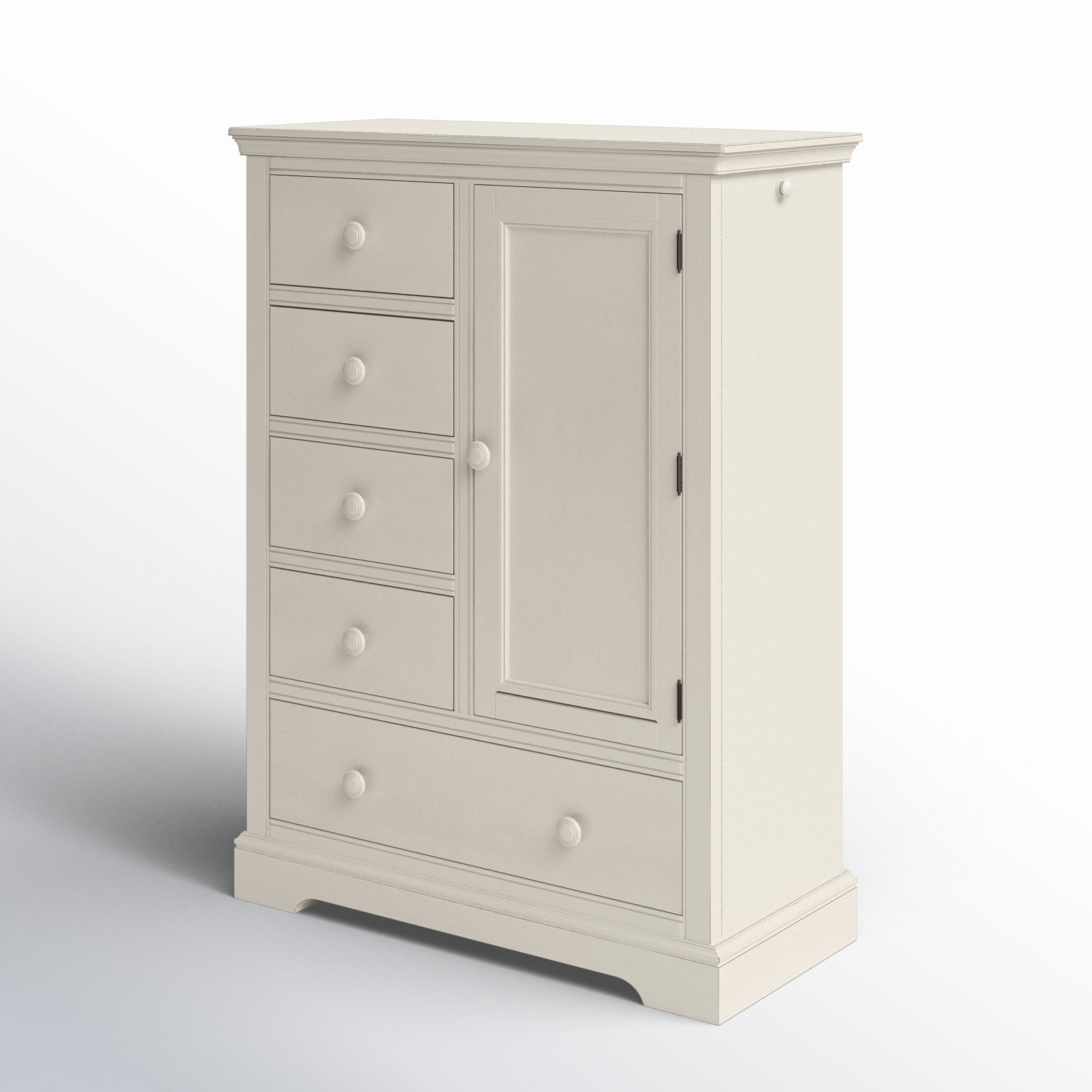 Charter Wood Chifferobe, Chalk