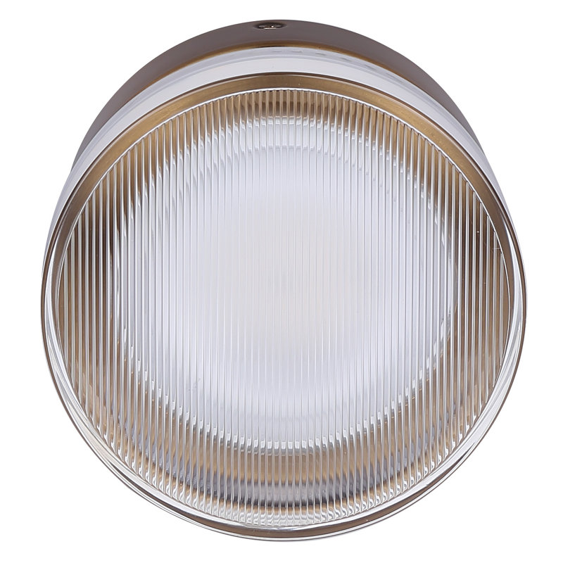 BENNI 5.375 In. 1 Light Integrated LED Wall Light With Clear Acrylic Shade, Adjustable Color Temperature, Gold