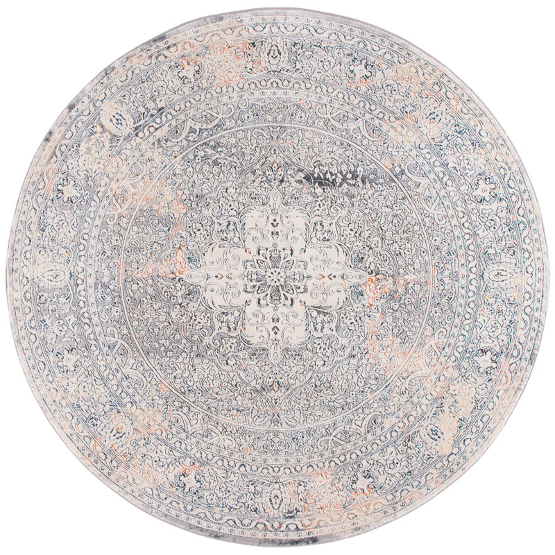 Willena Performance Oriental Rug, Round 6'7"
