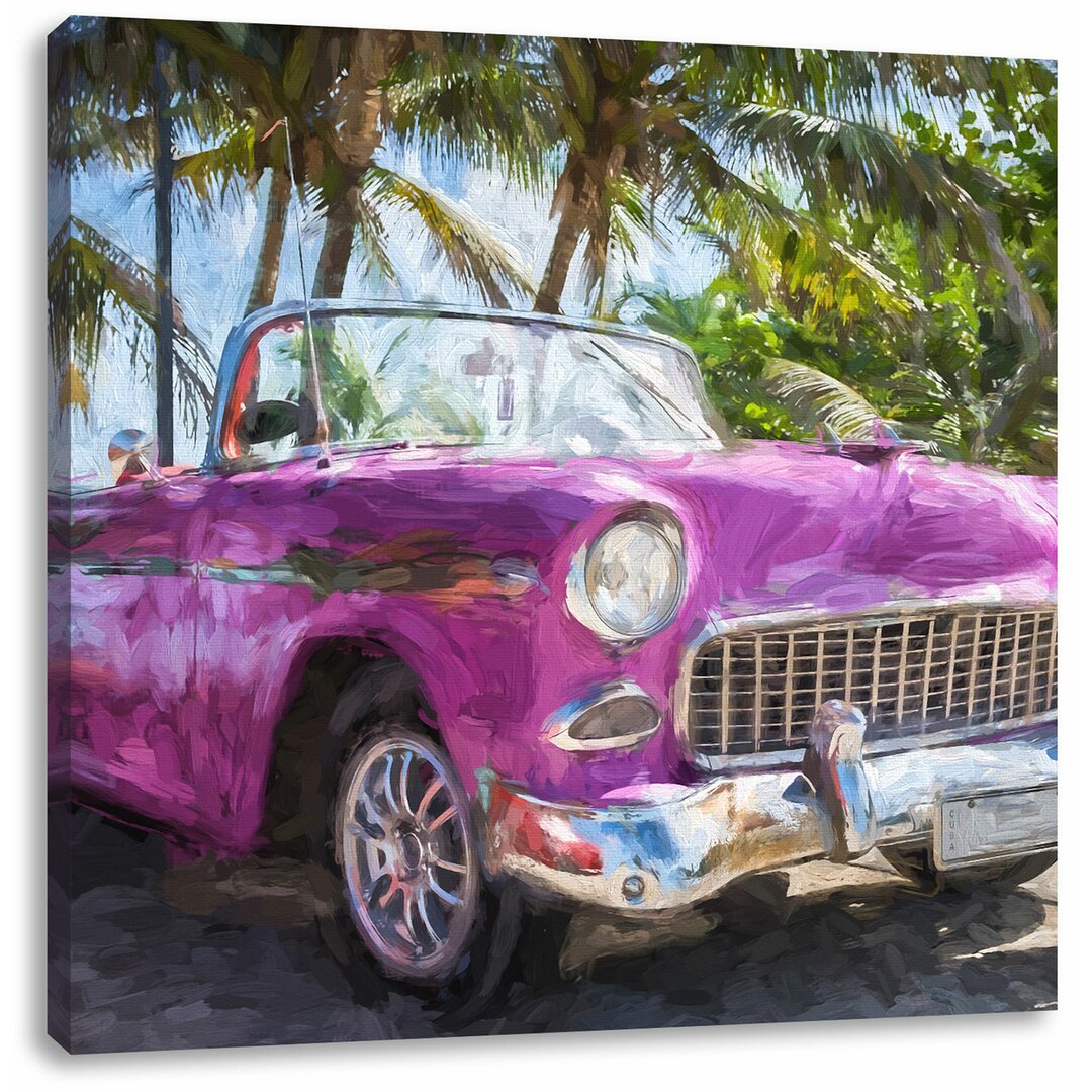 Leinwandbild Kuba Varadero Oldtimer