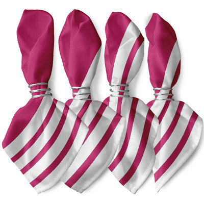 Handy Polyester Striped Square Napkin