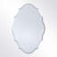 Miroir d'appoint mural biseauté festonné sans cadre-580284902