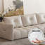 Canapé modulaire 106,3 "en microfibre beige
