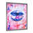 Impression argent sur toile encadrée