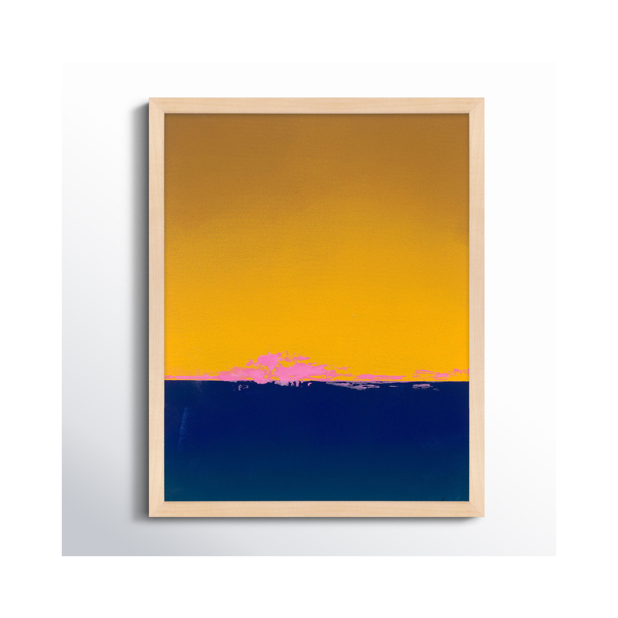 Horizon 1 by Lee Lessem, 25" H x 20" W x 1.25" D, Beige