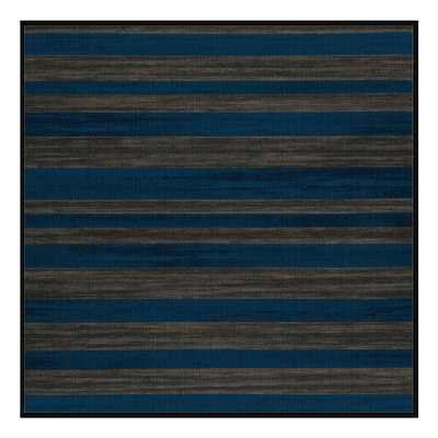 Machine Washable Horizontal Stripes Green Area Rug