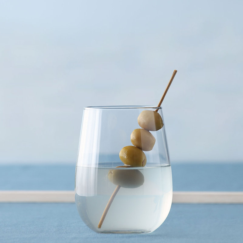 6 verres à vin sans pied Gaia