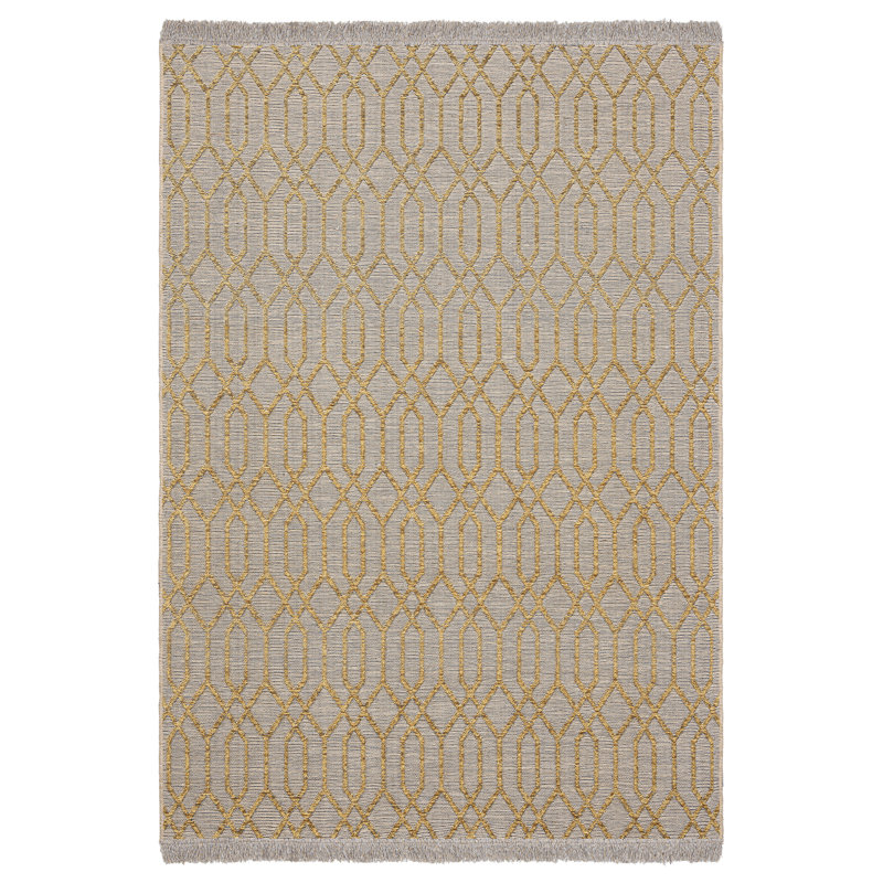 Tapis rectangulaire en jute / sisal Stanuta, Rectangle 2 pi x 3 pi 4 po