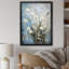Minimalisme bleu et blanc «Snowdrops Harmony II», impressions d'art sur neige-97192654-97192646