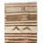 One-of-a-Kind Runner 5'5" X 9'4" 1940s Hemp Area Rug in Camel/Ivory/Terracotta