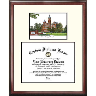 NCAA Auburn University Scholar Lithograph Picture Frame