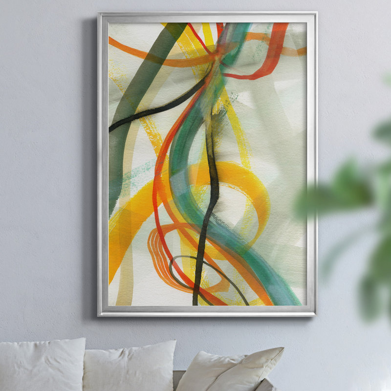 «Window Drama I» par J Paul, reproduction d'art sur toile encadrée, Argent, H 26,5 po x l 36,5 po x P 1,5 po