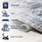 Elloise Bohemian Distressed Chenille Machine-Washable Dark Gray/Blue Rug-149113465