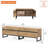Modern TV Stand With Storage Cabinets For 75 Inch TV, Wood Entertainment Center Media Console Table With Metal Legs For Living Room-1489807935