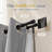 Strass Adjustable Double Curtain Rod with Sparkly Finials (50-82 inches)-35540580