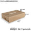 Bureau d'ordinateur Urban Home Office, l 60 po x P 20 po x H 30 po, finition stratifiée noyer naturel, assemblage facile sans outil, trou de gestion des câbles