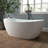 55'' Freestanding Acrylic Tub Freestanding Soaking Bathtub
