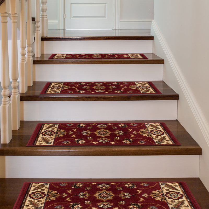 Tapis d'escalier Athol, Rouge