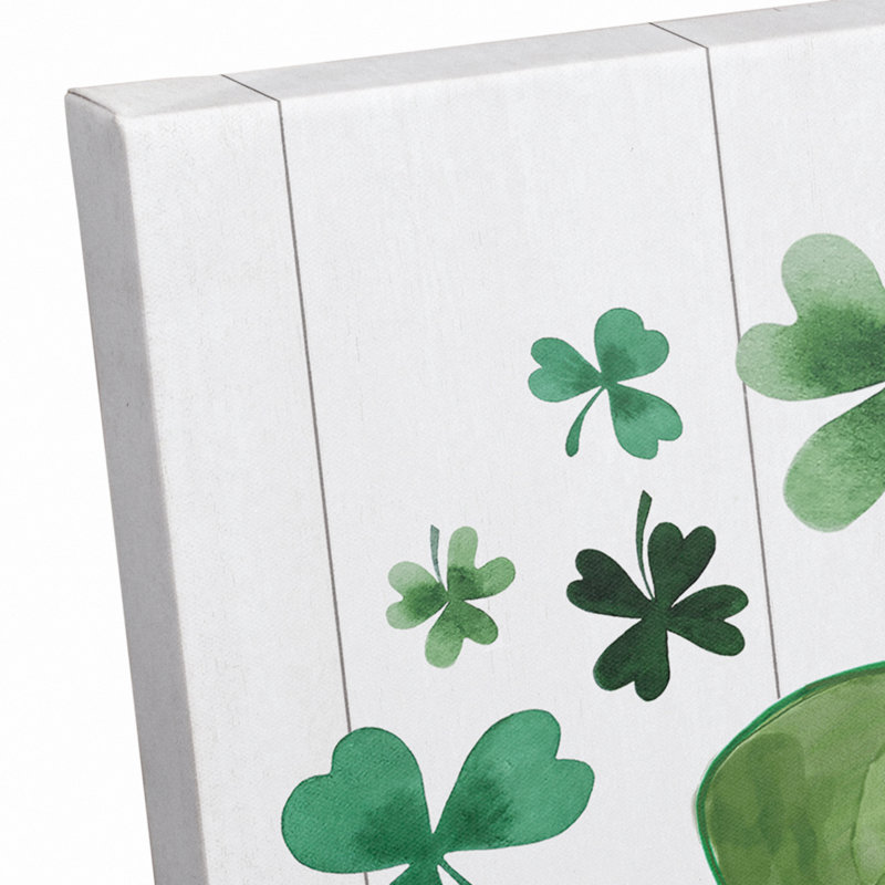Happy Leprechaun - peinture sur toile tendue