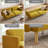76.8'' Velvet Convertible Sofa-1695102645