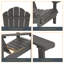 Chaise Adirondack de HiPS résistante aux intempéries-1229725488