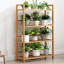 25cm W Bamboo / Rattan Shelving Unit