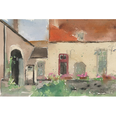 «The Courtyard Moment I» par Samuel Dixon, reproduction sur toile