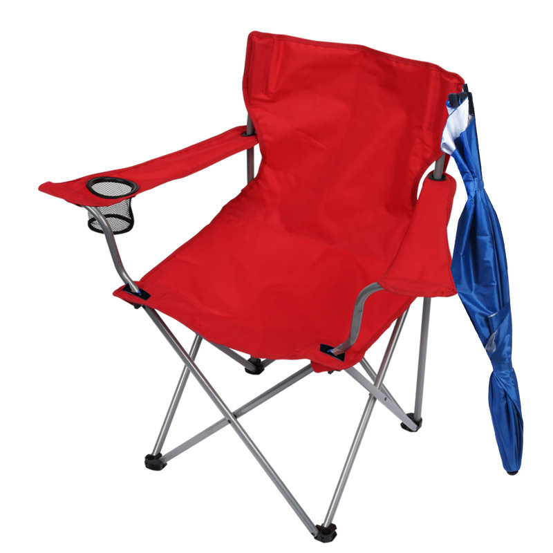 Nila Folding Camping Chair, Red