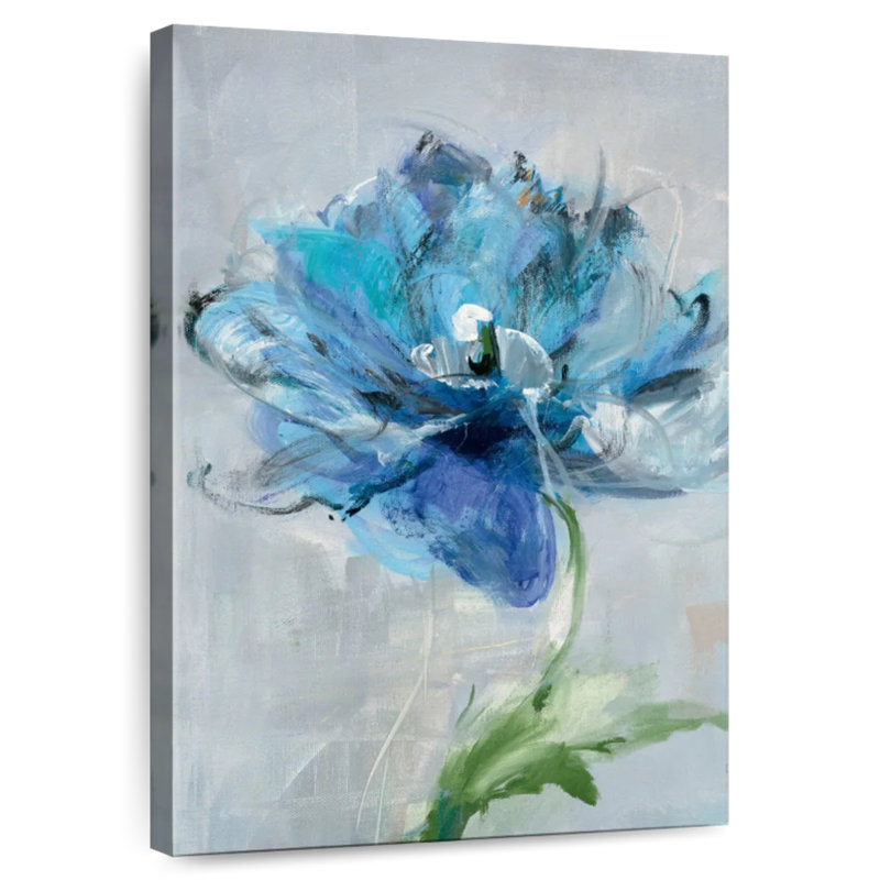 Avery - floraison bleue II, H 48 po x l 32 po