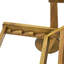Chaise longue en bois d'acacia à finition teck avec roulettes, sans coussin, assemblage requis, plusieurs tailles disponibles